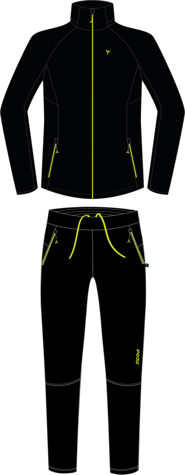 Silvini men's cross-country set XCM2501 Cassiano set